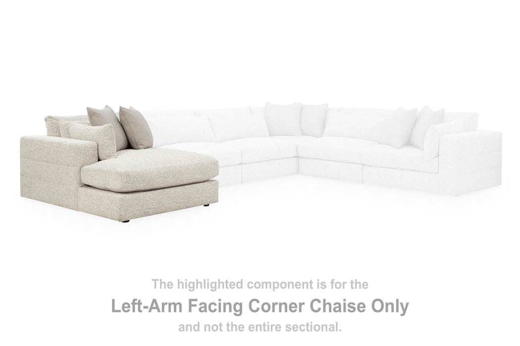 Ashbourne Estate - LAF Corner Chaise - Snowstone Signature Design by Ashley®