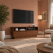 TV Stand For TVs Up To 50" With 2 Drawers Home Essentials