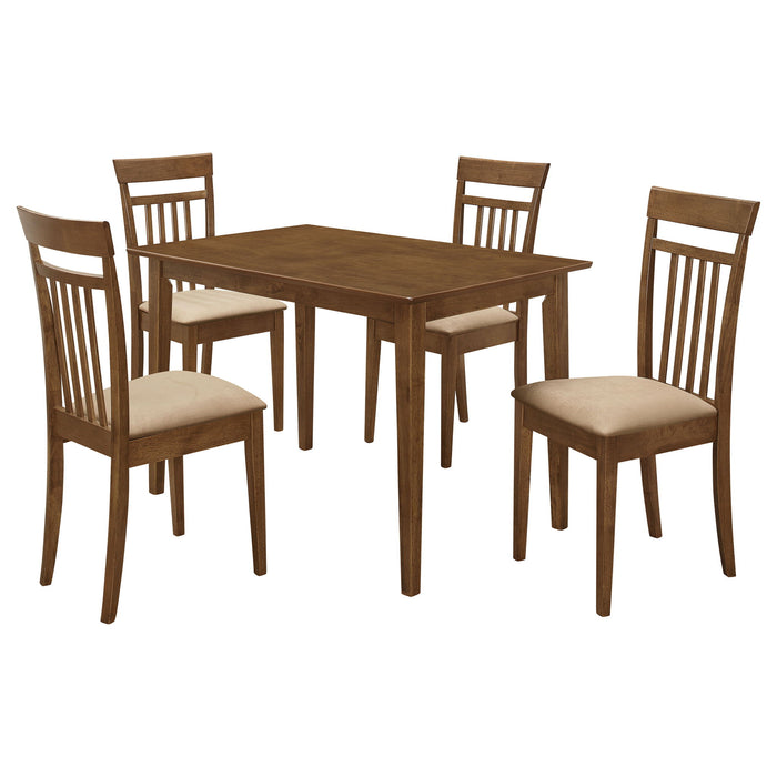 Liandra - 5 Piece Dining Set - Chestnut Furniture Max