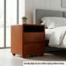 Nightstand With 2 Drawers And Shelves Home Essentials