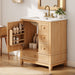 Freestanding Bathroom Vanity With Sink, Soft Close Doors & Drawers, Ample Storage - Wood Noble House