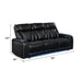 Electra - Power Reclining Sofa With Power Headrests, Drop Down Table, Reading Light, Massage, LED Lighting And USB Control Matrix Furniture Group