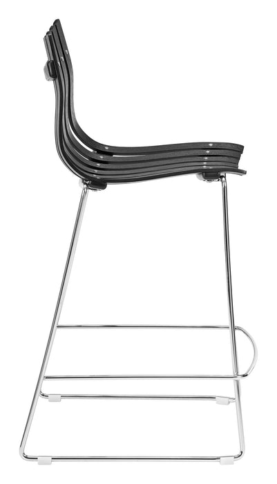 Beaufort - Counter Stool (Set of 2) - Black Zuo Modern