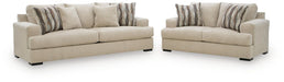 Lofwood - 2 Pc. - Sofa And Loveseat - Oatmeal Signature Design by Ashley®