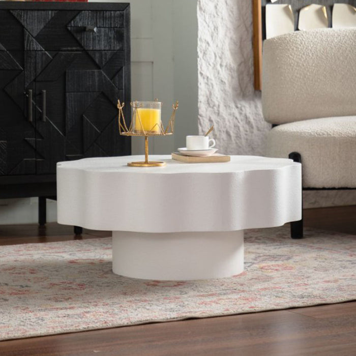 Scalloped Coffee Table Home Essentials