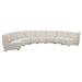 Sycamore - 8 Piece Upholstered Sectional Sofa With Curved Design - Ivory Furniture Max
