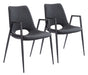 Desi - Dining Chair With Black Legs (Set of 2) Zuo Modern