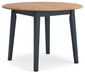 Gesthaven - Round Dining Room Drop Leaf Table Set Signature Design by Ashley®