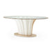 London Place - Entry Table - Creamy Pearl Michael Amini