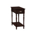 Accent Side Table, 2 Tier, Storage Drawer, Stylish Traditional Design 8th Street