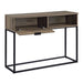 Galeno - Writing Desk - Rustic Oak & Black ACME
