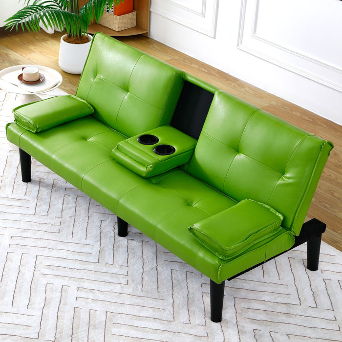 Sofa Bed With Foldable Design And Cup Holder Home Essentials