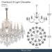 Michael Amini Lighting - Chambord 25-Light Traditional Crystal Chandelier - Clear Michael Amini