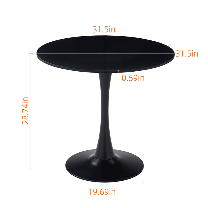 Round Dining Table With Tulip Style Base Home Essentials