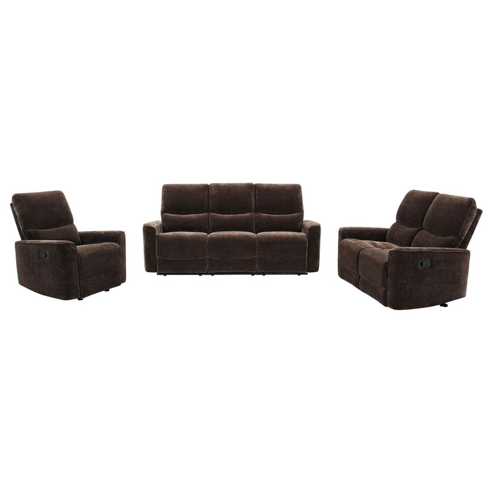 Trask - Reclining Sofa Set Furniture Max
