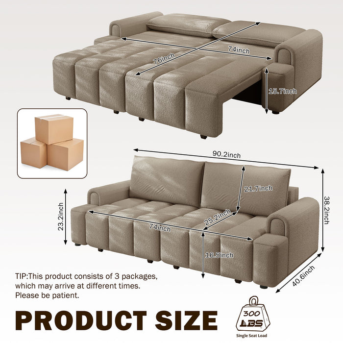 4 Seater Modern Couch With Seats Storage Home Essentials