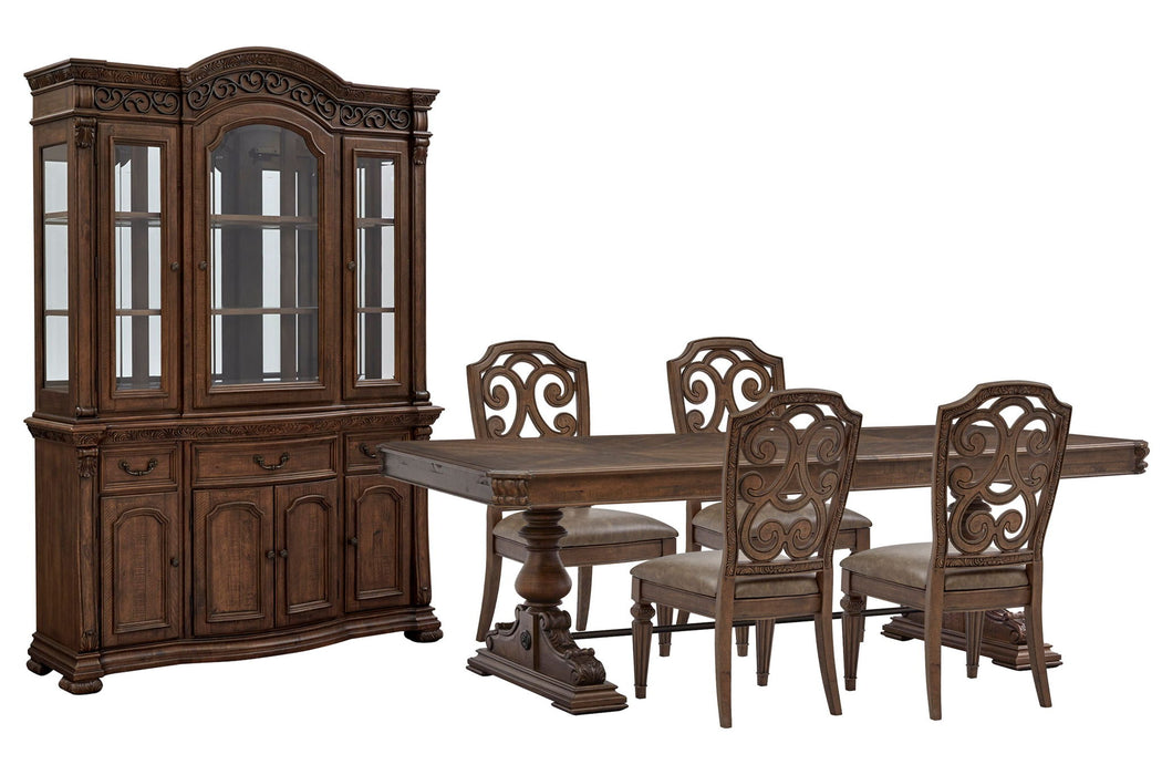 Durango - Extendable Trestle Dining Table Set Magnussen Furniture