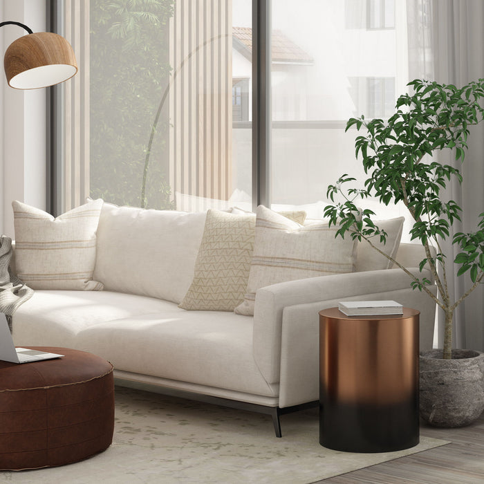 Curtis - Ombre Metal Cylinder Accent Table Simpli-Home