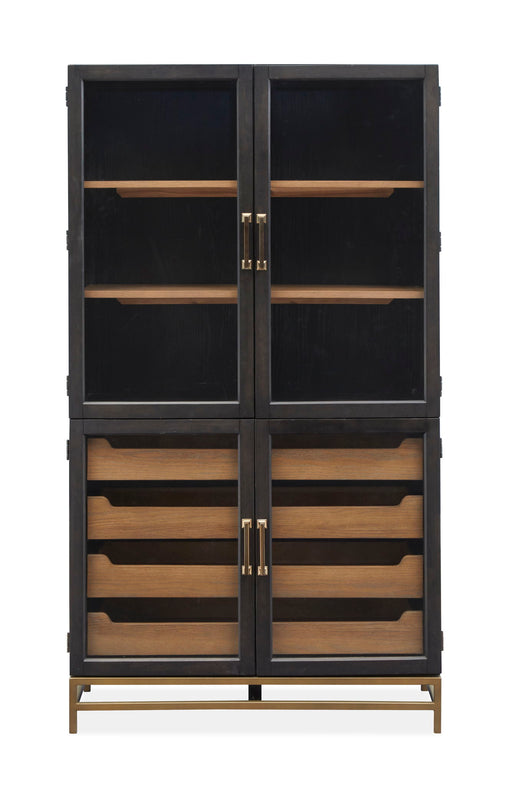 Lindon - Two Tone Dining Cabinet - Dark Brown Magnussen Furniture