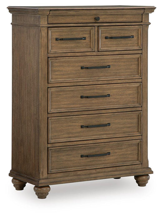 Karallin - Seven Drawer Chest - Medium Brown Signature Design by Ashley®
