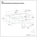 Rex - Handcrafted Sectional Sofa And Ottoman Simpli-Home