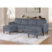 Sectional Set With Dual Chaises And Square Arms Home Essentials