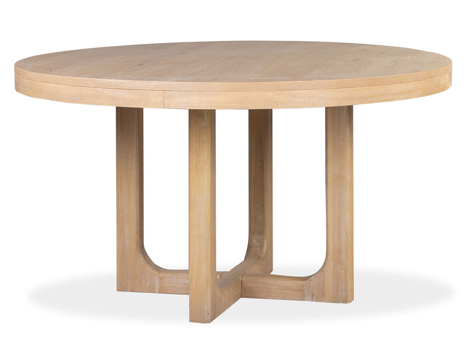 Somerset - Round Dining Table - Butternut and Omari Natural Magnussen Furniture