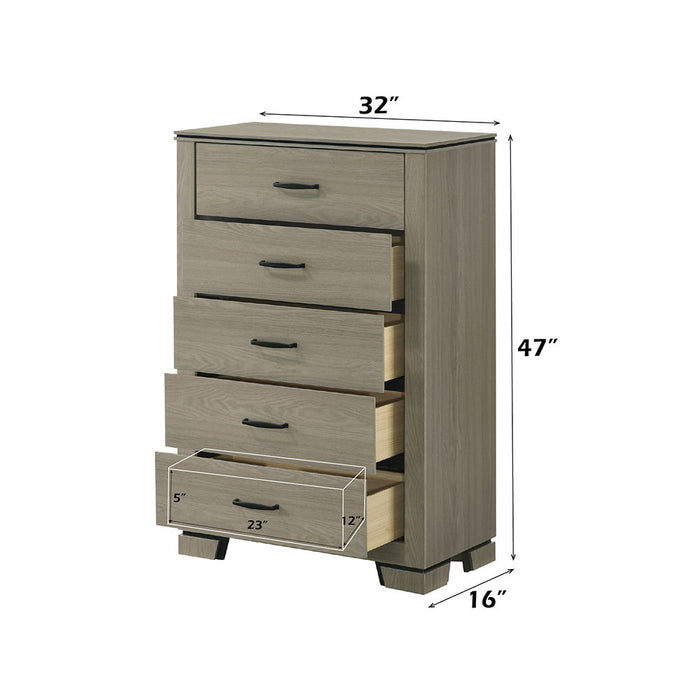 Joanna - Chest - Weathered Gray ACME
