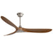 60" Outdoor Ceiling Fan Without Light With Smart App Control - Brushed Nickel Daily Nest