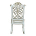 Vendome - 48" Side Chair (Set of 2) - Synthetic Leather & Antique Pearl ACME