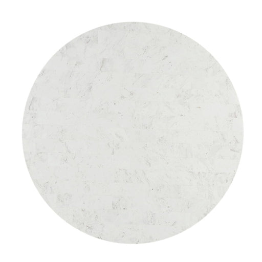 Kala - Round Dining Table With Marble Top - Natural Marble Top & Oak ACME