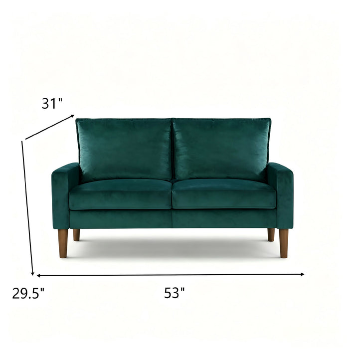 Upholstered Loveseat Sofa, 2 Seater Couch For Living Room Apartment US Pride