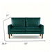 Upholstered Loveseat Sofa, 2 Seater Couch For Living Room Apartment US Pride