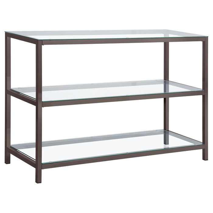 Weston - 2 Shelf Entryway Console Table - Black Furniture Max
