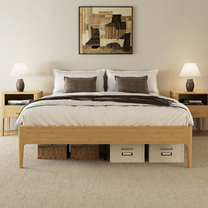 Modern Minimalist Style Platform Bed Hearth and Haven