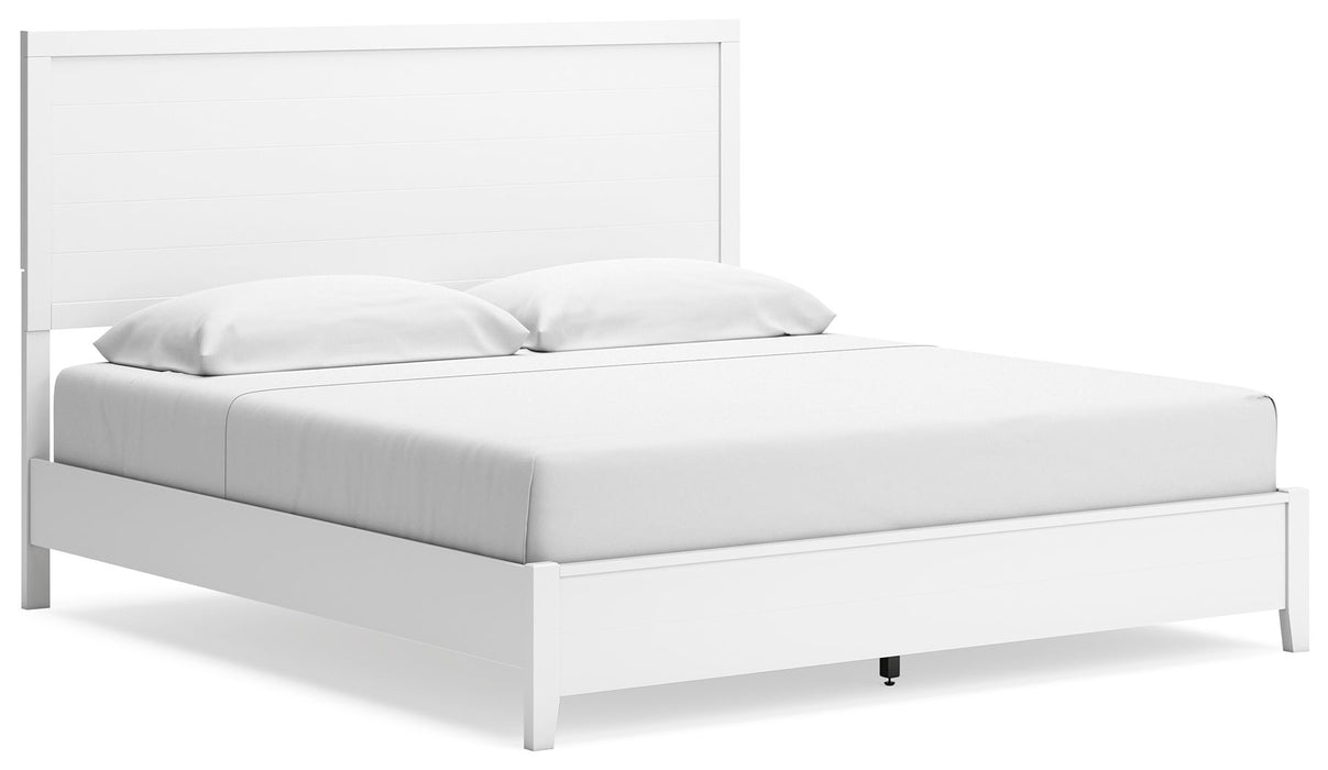 Binterglen - King Panel Bed - White Signature Design by Ashley®
