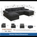 Modular Sectional Sofa, Reversible Set Home Essentials