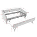 Upholstered Daybed With USB Charging & Pull Out Bed Home Essentials