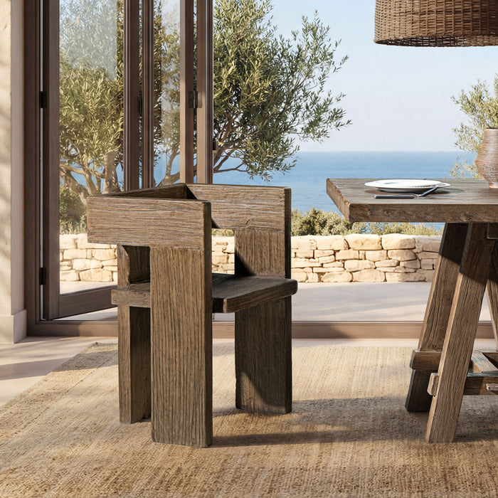 Avenel - Sculptural Block Accent Chair Jennifer Taylor Home