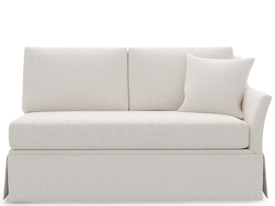 Madison - Skirted Loveseat RAF, Special Order - White Universal Furniture