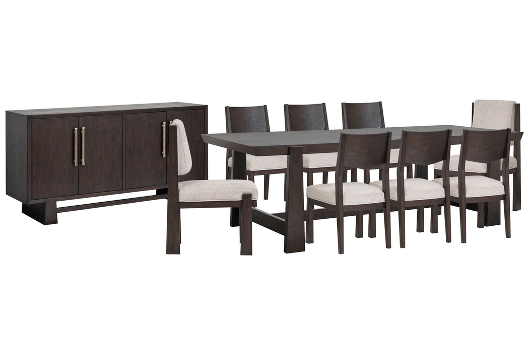 Tauren - Trestle Dining Table Set Magnussen Furniture