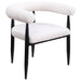 Notting - Upholstered Dining Arm Chair (Set of 2) In And Open C Shaped Backrest - Cream Furniture Max