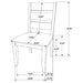 Ladderback Dining Chair (Set of 2) - Brown Furniture Max