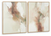 Brettwarth - Wall Art Set (Set of 2) - Green / Blue / Yellow Signature Design by Ashley®