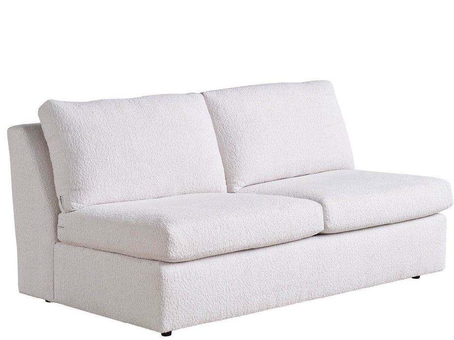 Modern U Choose - Armless Loveseat, Special Order - White