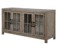 Tinley Park - Buffet Curio Cabinet - Dove Tail Gray Magnussen Furniture