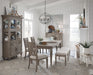 Lancaster - Bench With Upholstered Seat - Dovetail Gray Magnussen Furniture