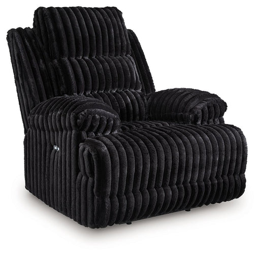 Rhine Falls - Zero Wall Power Recliner - Onyx Signature Design by Ashley®