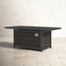 Propane Fire Pit Table - Espresso LSI Patio Furniture