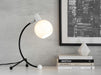 Eileen - Contemporary Task Lamp - Black / White Lumi Source